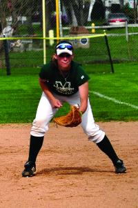 Mercyhurst College junior Michelle Schmitz is leading the Lakers with her .356 batting average.